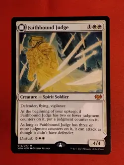 Faithbound Judge Sinner's Judgment - Magic the Gathering Innistrad: VOW Mint+ - Image 1