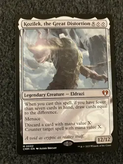 Magic The Gathering MTG - Kozilek, the Great Distortion - Commander Masters - Image 1