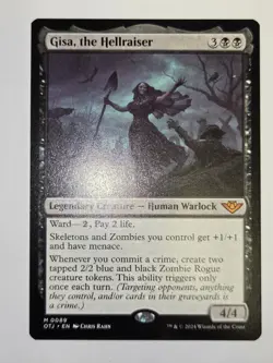 MTG Gisa, the Hellraiser Outlaws of Thunder Junction 0089 Regular Mythic - Image 2