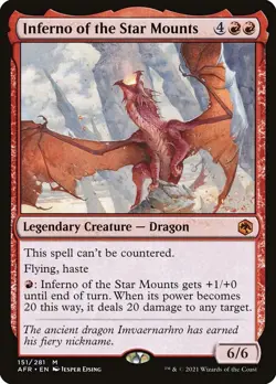 MTG - Inferno of the Star Mounts - Forgotten Realms - X1 - (NM) - #W6543 - Image 1