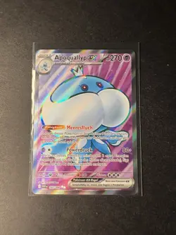 Pokemon Karte: Apoquallyp EX 160/086 Weisse Flammen Near Mint Deutsch FA - Image 1