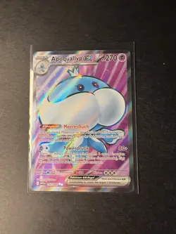 Pokemon Karte: Apoquallyp EX 160/086 Weisse Flammen Near Mint Deutsch FA - Image 2