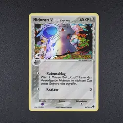 Nidoran? d - Pokemon Karte TCG 56/101 Holo EX Dragon Frontiers /P10 - Image 2