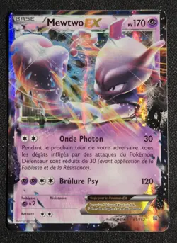 CARTE POKEMON - MEWTWO EX - XY IMPULSION TURBO #61/162 FR - GOOD - Image 1