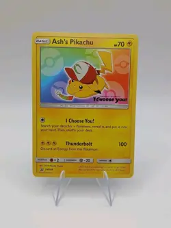 Pokemon Ash's Pikachu I Choose You Movie Promo Set SM108-SM114 - Image 2