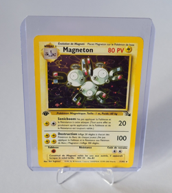CARTE POKEMON - MAGNETON HOLO 1ERE EDITION 11/62 - FOSSILE WIZARDS (FR) - Image 1
