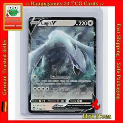 Pokemon Lugia V | Deutsch 138/195 Silberne Sturmwinde | Near Mint - Image 1