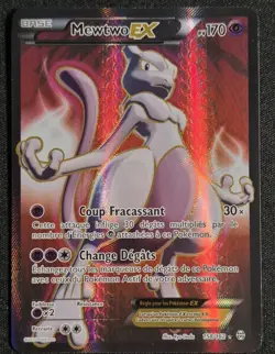 CARTE POKEMON - MEWTWO EX - XY IMPULSION TURBO #158/162 FR - EXCELLENT - Image 1