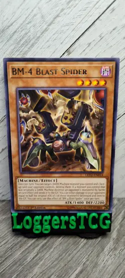 Yu-Gi-Oh! BM-4 Blast Spider / LED2-EN014 1st Edition LP - Image 1