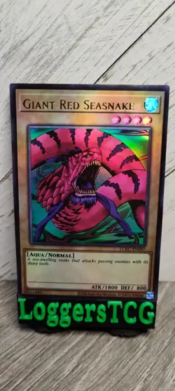Yu-Gi-Oh! Giant Red Seasnake / LCKC-EN097 1st Edition NM - Image 1