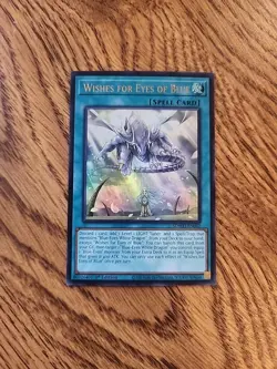 Wishes for Eyes of Blue - SDWD-EN042 - Ultra Rare- 1st Ed NM Yugioh - Image 1