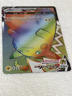 Pokemon TCG Vivid Voltage Rainbow Pikachu VMAX Secret Rare Card 188/185 - Image 4