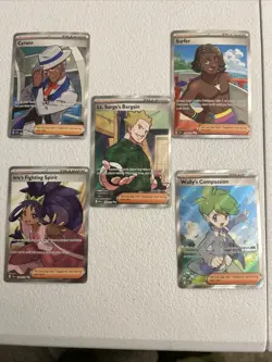 Pokemon TCG Trainer Card Lot of 5 Near Mint Condition NM - Image 1