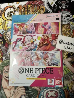 Bandai One Piece TCG Uta Premium Card Collection English Edition Binder & Cards - Image 1
