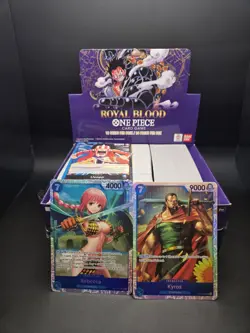 One Piece TCG: Royal Blood Booster Box of Bulk 400+ Cards Rebecca And KYROS NM - Image 1