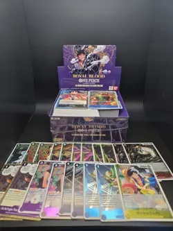 One Piece TCG: Royal Blood Booster Box of Bulk 400+ Cards Rebecca And KYROS NM - Image 5