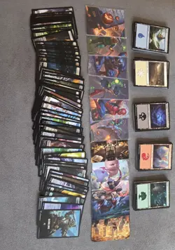 Mtg Lot Over 60 Tokens Some Card Art And 20 Of Each Basic Land - Image 1