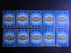 Digimon Digi-Battle Gold Text Holographic Booster Set 1 And 2 Trading Cards - Image 2