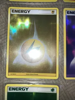 Pokemon League Play Promo Holo Energy Cards Lot Of 7 NM - Image 3