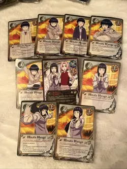 Naruto CCG Hinata Hyuga Card Lot - Image 1