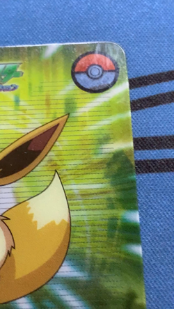 Eevee 28 Clear Card Pokemon Advanced Generation Nintendo Japanese #2083 - Image 2