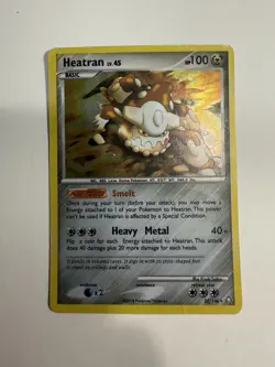 MP Heatran Holo 30/146 Legends Awakened Pokemon card English - Image 1