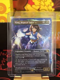 Yuna, Hope of Spira (Borderless) (Chocobo Track Foil) 571 Foil M FINAL FANTASY - Image 1