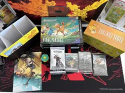 Final Fantasy Chocobo Bundle *Opened* NO Chocobo Booster MTG - Image 1