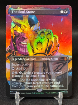 ?? The Soul Stone - Borderless FOIL - MTG #0243 Marvel's Spider-Man - NM - Image 1