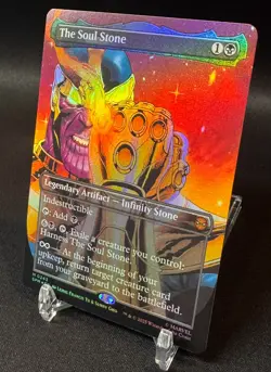 ?? The Soul Stone - Borderless FOIL - MTG #0243 Marvel's Spider-Man - NM - Image 3