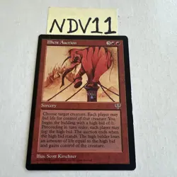 MTG Illicit Auction Mirage Regular Rare - Image 1