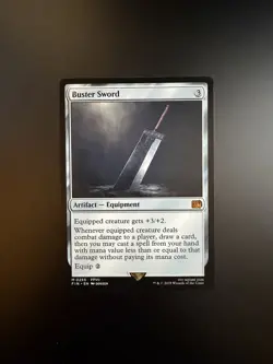 MTG Final Fantasy English Buster Sword 0255 Non-Foil - Image 1