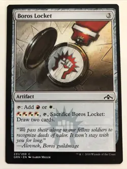 MTG Guilds of Ravnica Boros Locket 231/259 NM - Image 1