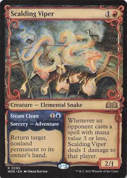 Scalding Viper (Showcase) Wilds of Eldraine Regular - Image 1