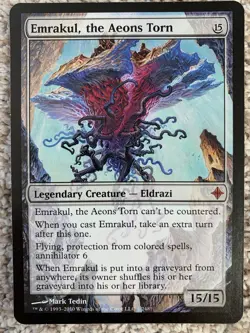 MTG Emrakul, the Aeons Torn (Magic Player Rewards Oversized Promo) - Image 2