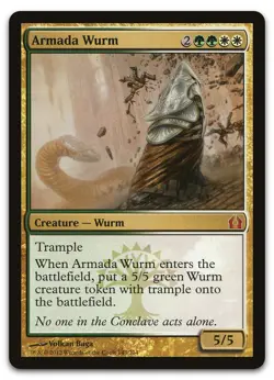 Armada Wurm #143 (NM) Return to Ravnica RTR Magic MTG - Image 1