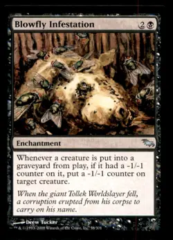 MTG Blowfly Infestation LP Light Play Shadowmoor [1656] - Image 1