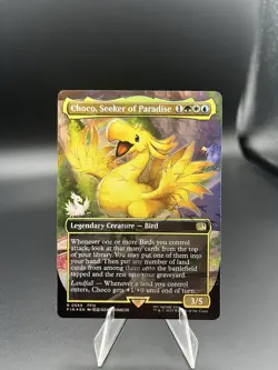 Choco, Seeker of Paradise (Borderless) (Chocobo Track Foil) Final Fantasy Foil - Image 1