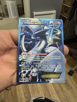 Lugia EX 134/135 Black and White Plasma Storm Full Art Pokemon TCG HP FRENCH - Image 1