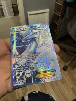 Lugia EX 134/135 Black and White Plasma Storm Full Art Pokemon TCG HP FRENCH - Image 4