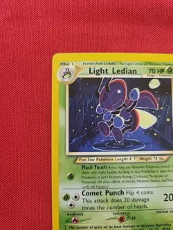 Pokemon: LIGHT LEDIAN #24/105 Neo Destiny 2000 Non-holo Rare Vintage - LP - I74 - Image 4