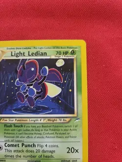 Pokemon: LIGHT LEDIAN #24/105 Neo Destiny 2000 Non-holo Rare Vintage - LP - I74 - Image 5