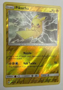 Pikachu 66/236 Sm-Cosmic Eclipse Reverse Holo Pokemon TCG Near Mint/Mint - Image 2