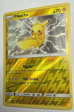Pikachu 66/236 Sm-Cosmic Eclipse Reverse Holo Pokemon TCG Near Mint/Mint - Image 3