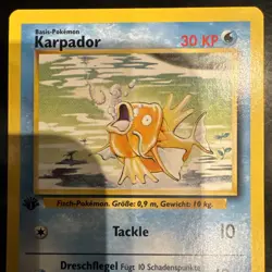 Pokemon Karte - Karpador 35/102 - 1. Edition - Base Set - deutsch - Near mint - Image 5