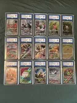 Pokemon Graded Bundle Of Slabs Lot Of 15 AR And CHR - Image 1