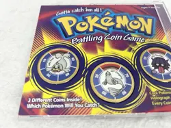 1999 Hasbro Pokemon Battling Coin Game 1 Pack Dewgong Seel Shellder - Image 4