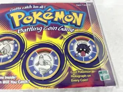 1999 Hasbro Pokemon Battling Coin Game 1 Pack Dewgong Seel Shellder - Image 5