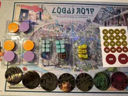Pokemon TCG Dice, Coins, Damage Counters, Status Markers. READ DESCRIPTION. - Image 1