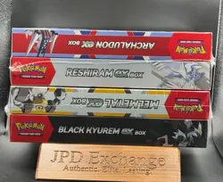 Pokemon TCG Bundle - Archaludon ex, Reshiram ex, Black Kyurem ex, Melmetal ex - Image 1
